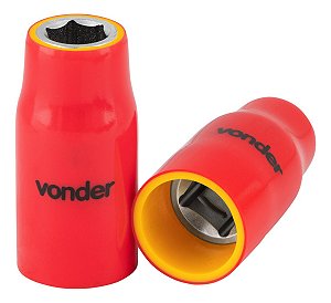 Soquete Sextavado Isolado, Encaixe De 1/2  11,0 Mm, Iec60900