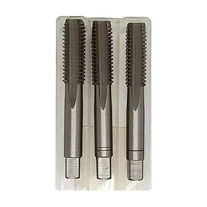 Jogo Macho Manual Aço Liga 8 X 1,0  Din352 - 3 Peças