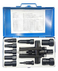 Kit Jogo Saca Rolamento Bucha Interno 10 Peças