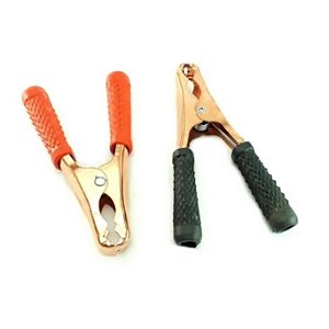 Garra Jacaré Bateria 200a Preta E Vermelha 1 Par Lotus 3295