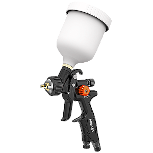 Pistola de Pintura HVLP Bico 1.2mm Copo Branco PRO-553B PDR