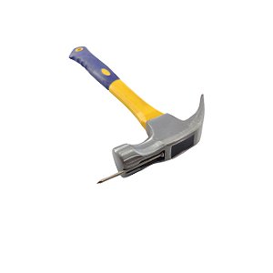 Martelo Cabo De Fibra Emborrachado Profissional Com Ímã 16oz