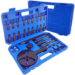 Kit Jogo Saca Rolamento 36 em 1 Extrator Interno Externo