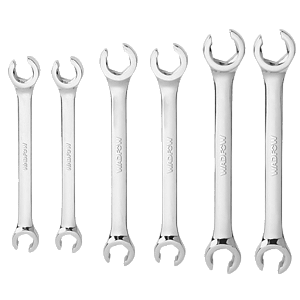 Kit Jogo Chave Cano Freio Poligonal Sextavada Aberta 6 Peças