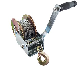 Guincho Manual Carretilha Catracado 544kg Cabo 4,5mm 10 M