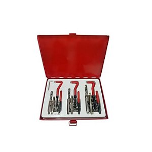 Kit Jogo Helicoil Reparo Rosca Postiça M6-m10 Com 88 Peças