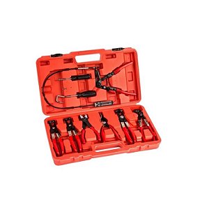 Kit Jogo De Alicate Abraçadeira Elástica Com 9 Peças