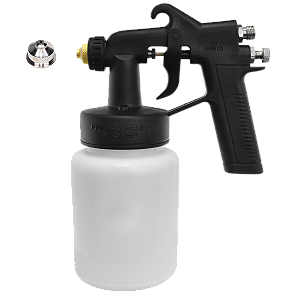 Pistola Pintura 1.3 Leque e Reto Pneumática Ar Direto 750Ml