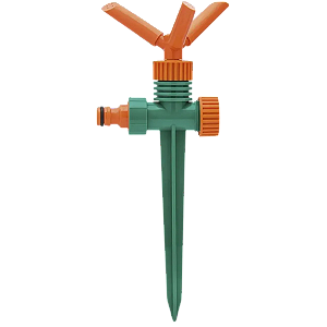 Irrigador Giratório com Base Espiga 1/2" Jardim Horta