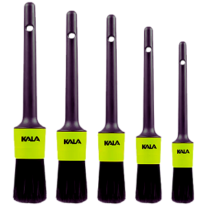 Kit Jogo Pinceis de Detalhamento Automóveis 5 Peças