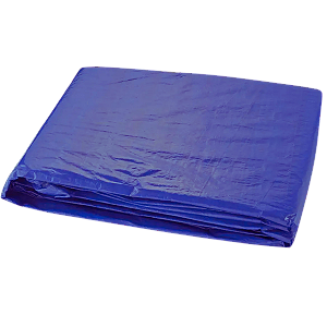 Lona Encerado Polietileno 100 Micras 2m x 2m Azul Carretinha
