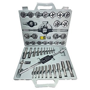 Kit Jogo De Machos Cossinetes Em Polegada 45 Peças + Maleta