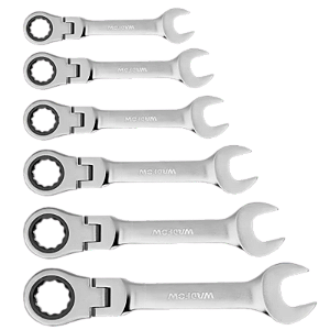 Kit Jogo Chaves Combinadas Curta Catraca 8 A 17mm CRV + CRMO