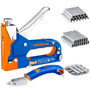 3 em 1 Grampeador e Pinador 4 a 14mm + Removedor de Grampos