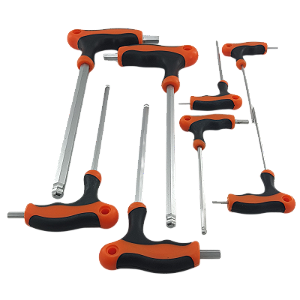 Kit Jogo de Chaves Allen T Abauladas 8 Pçs Cr-V 2 À 10mm