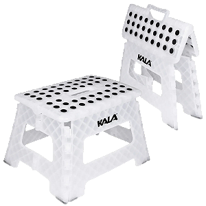 Banqueta Plástica Dobrável 22cm até 150 kg Pesca Camping