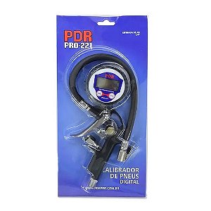 Calibrador De Pneu Profissional Cp1 Digital Pro-221 Pdr