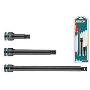Kit Jogo Extensão Impacto 1/2" Cr-Mo 3 Pçs 75mm 150mm 250mm