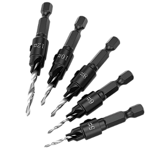 Broca Escareadora HSS para Madeira 5-12 5 Peças HSS