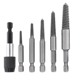 Kit Jogo Extrator Parafusos Quebrados Espanados Danificados