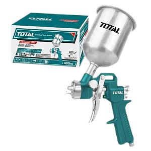 Pistola de Pintura 400ML Bico 1.5 Copo Alumínio