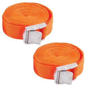 Kit 2 Cinta Amarração Carga Ajuste Rápido 25mm x 2,5 Metros