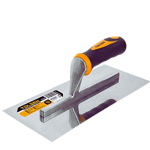 Desempenadeira Lisa Aço Inox 28x12cm Gesso Massa Corrida T