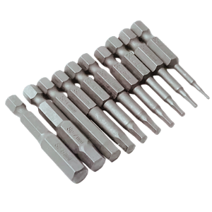 Kit Jogo Bits Ponteira Allen Imantada 65mm 10 Peças H1.5~H8