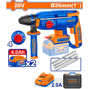 Martelete Perfurador Rompedor Bateria SDS Plus 20V Brushless