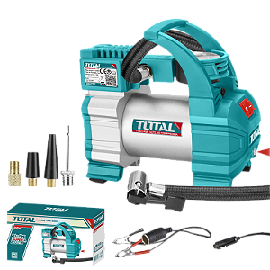 Compressor de Ar Portátil 12V 140PSI 10 Bar 35L/Min Cabo 3M