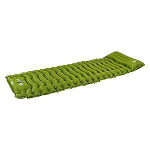 Colchão Inflável Ultraleve Verde Araguaia com Bomba Embutida