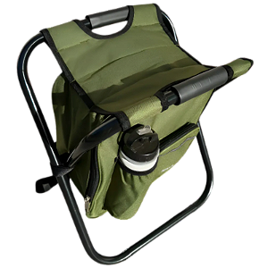 Banqueta 2 em 1 Kala Dobrável C/ Mochila Térmica 16L Camping