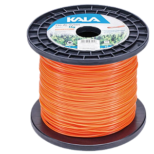 Fio Nylon Aparador Redondo 3,0mm 124 Metros 1kg P/ Roçadeira