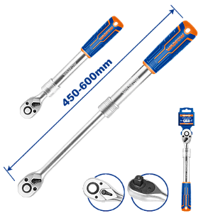 Chave Catraca Telescópica 45 A 60cm CRMO 1/2 45 Dentes Longa