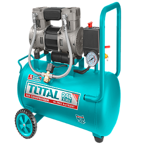Compressor de Ar Total 24L Isento de Óleo 1,5HP 220V 67DB