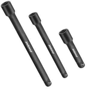 Kit Jogo Extensão Impacto 1/2" 3 Peças Aço Cromo Vanádio