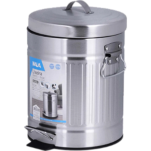 Lixeira Retrô Inox 5 Litros - KALA