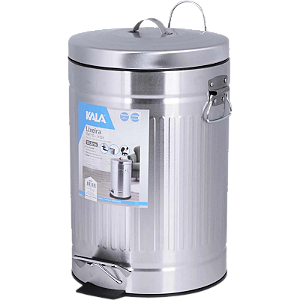 Lixeira Retrô Inox 12 Litros - KALA