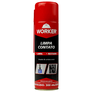 Limpa Contato Spray 300ml/200g - WORKER Eletronica Oficina
