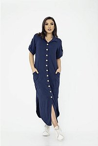 VESTIDO CHEMISE- gg veste 46-48