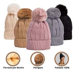 Touca feminina forrada