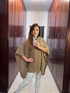 PONCHO  LÃ  ARTESANAL