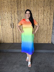 VESTIDO ARCO-IRIS (veste 42/44)
