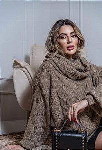 BLUSA PONTO ARROZ COM CACHECOL