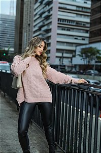 BLUSA  ESPECIAL TRABALHADA MIX POINT-VEST 46-48