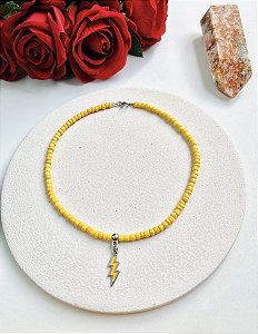 Colar Chuck Raio de Iansã - Amarelo