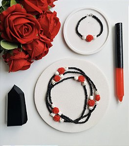 Guia de Caveira e Rosas - Pombagira