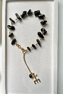 Pulseira em Pedras Onix