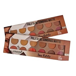 Paleta de Sombras Matte Ludurana