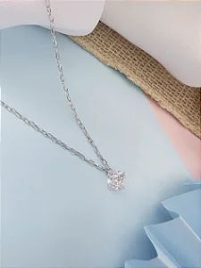 COLAR PONTO LUZ QUADRADO 45CM - AÇO INOX